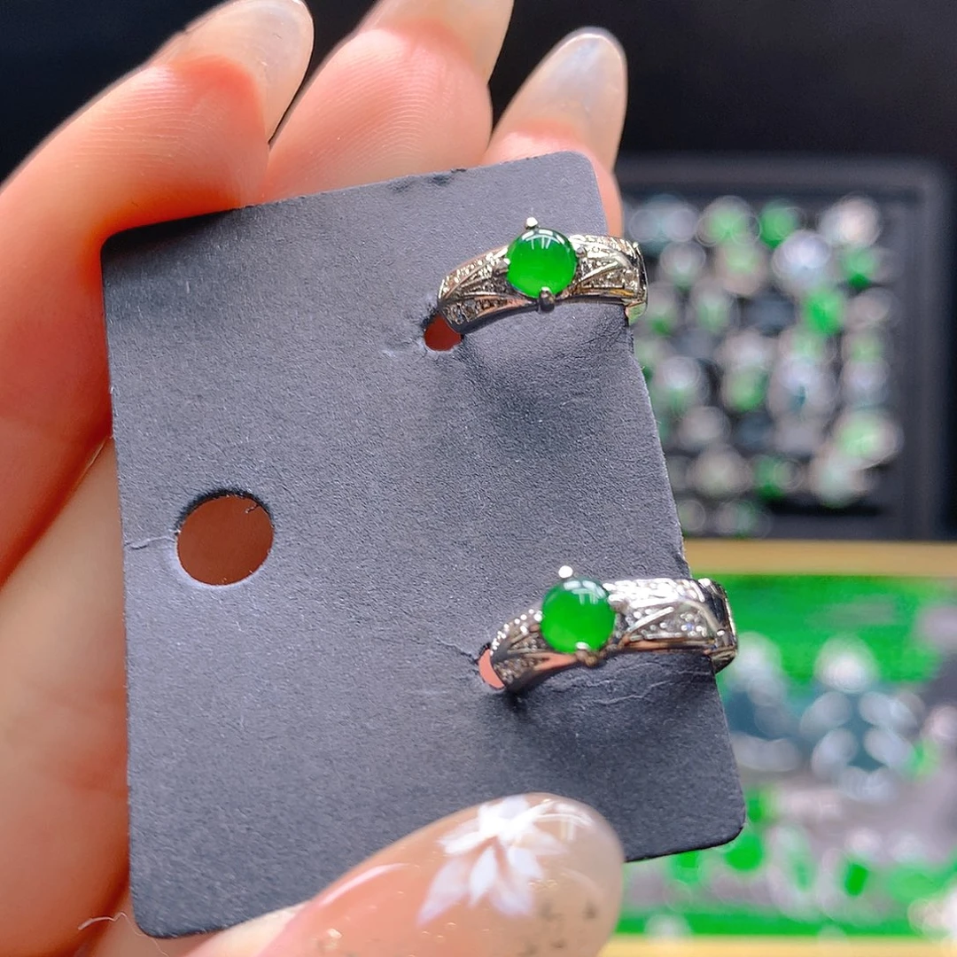 未镶嵌戒指翡翠天然翡翠