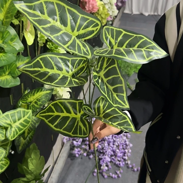 10支 仿真大海芋叶