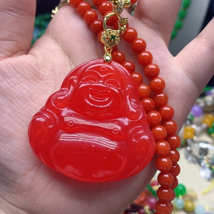 翡翠颈饰未镶嵌吊坠