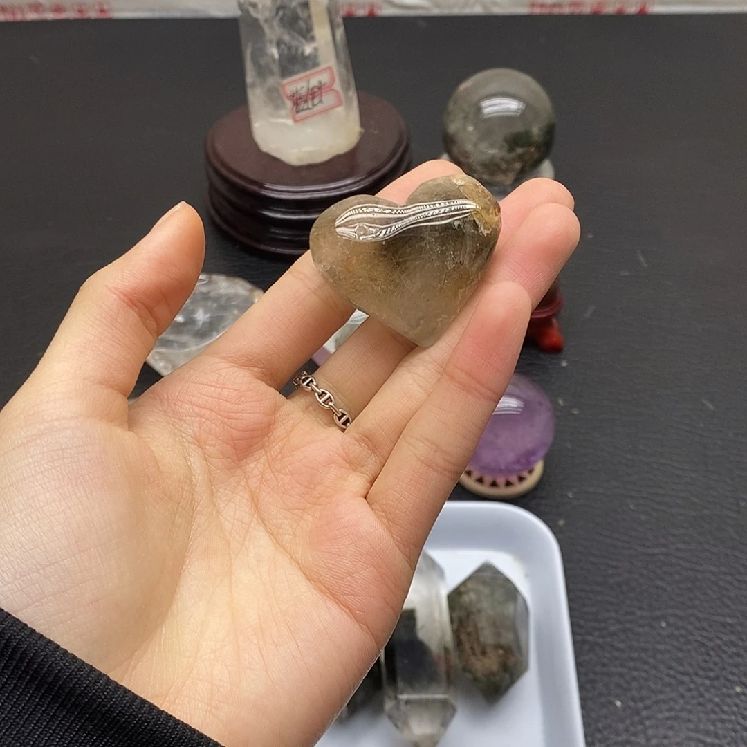 未镶嵌水晶珠宝半成品39水晶石