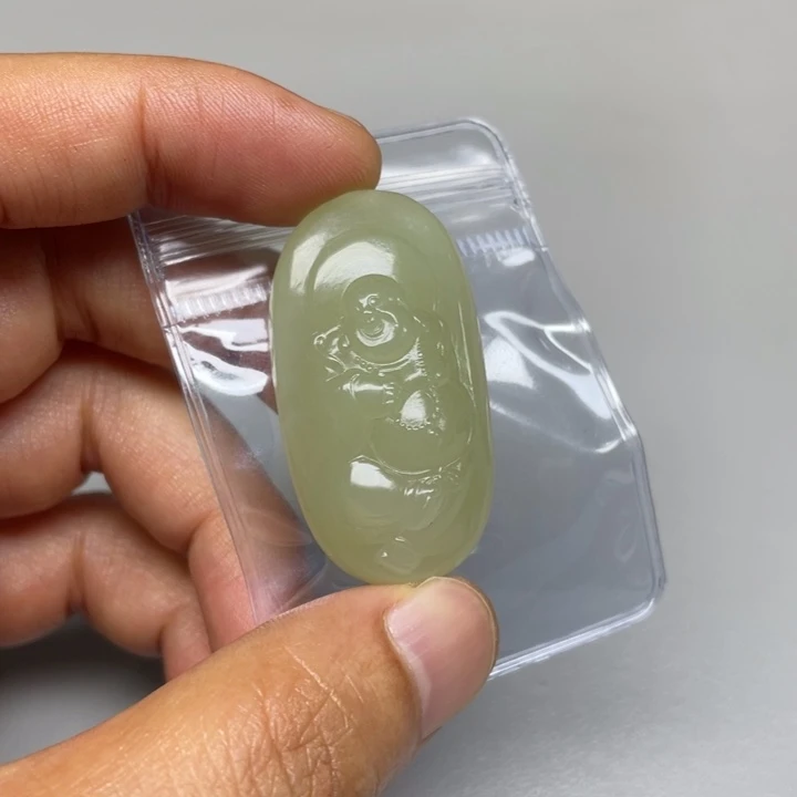 和田玉未镶嵌吊坠(不含链)用****0