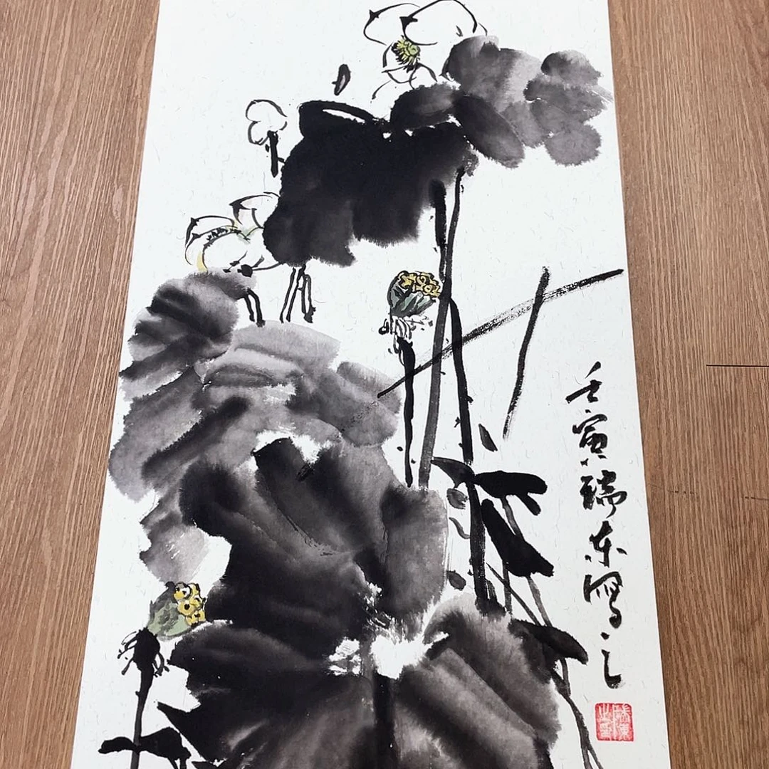 国画在一起真的是太可爱辣