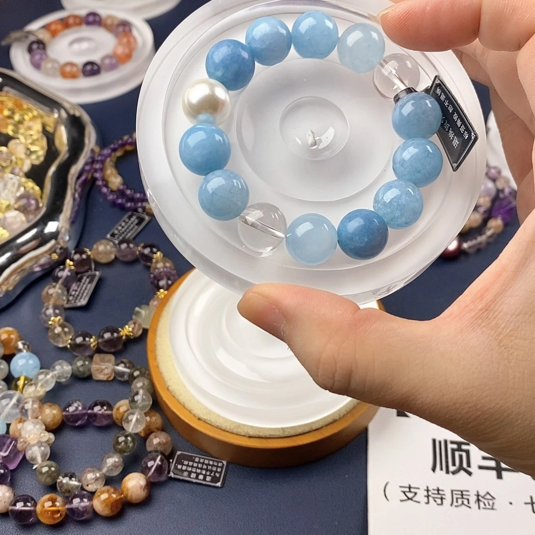 银S925镶嵌手链水晶
