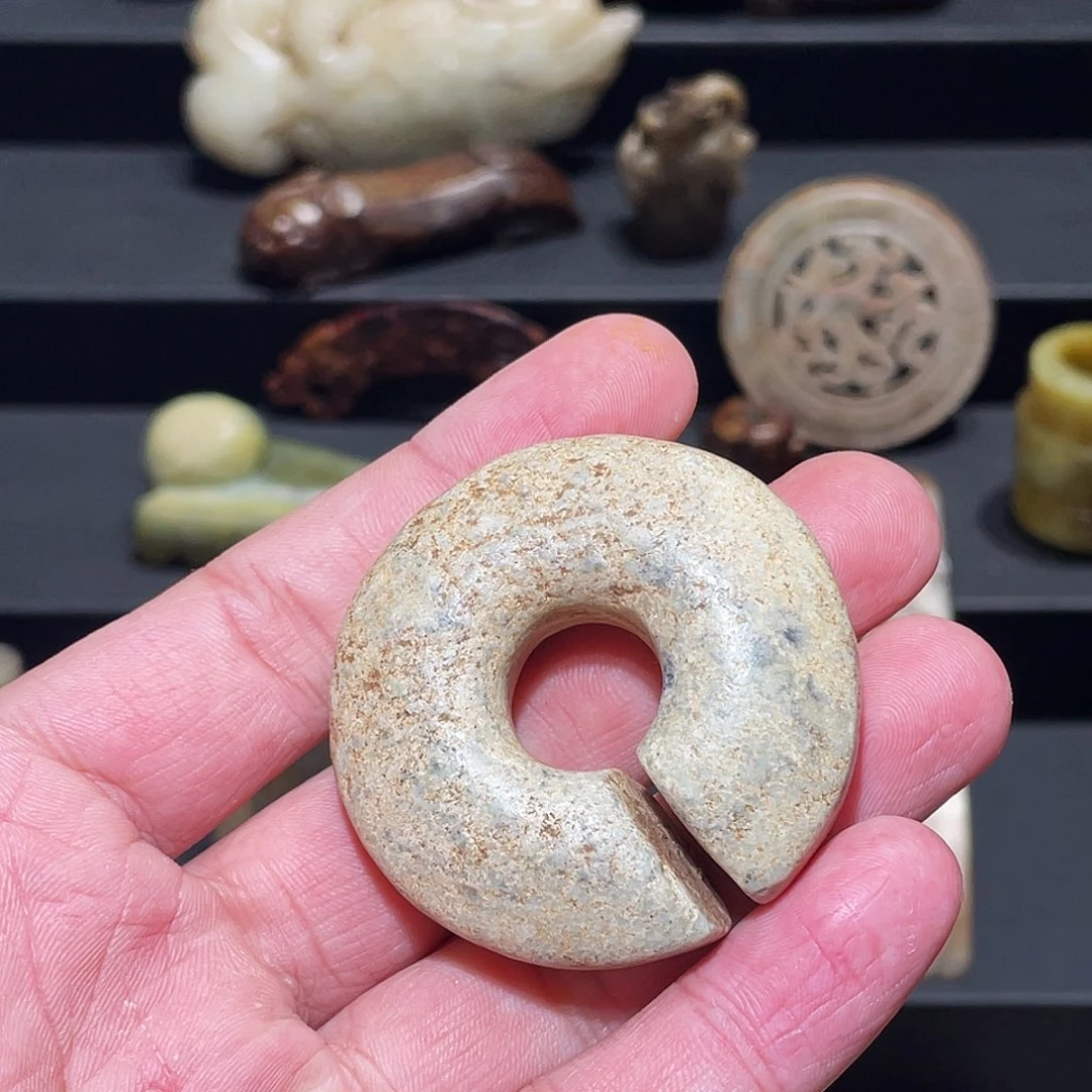 时***l和田玉（糖玉）未镶嵌挂件