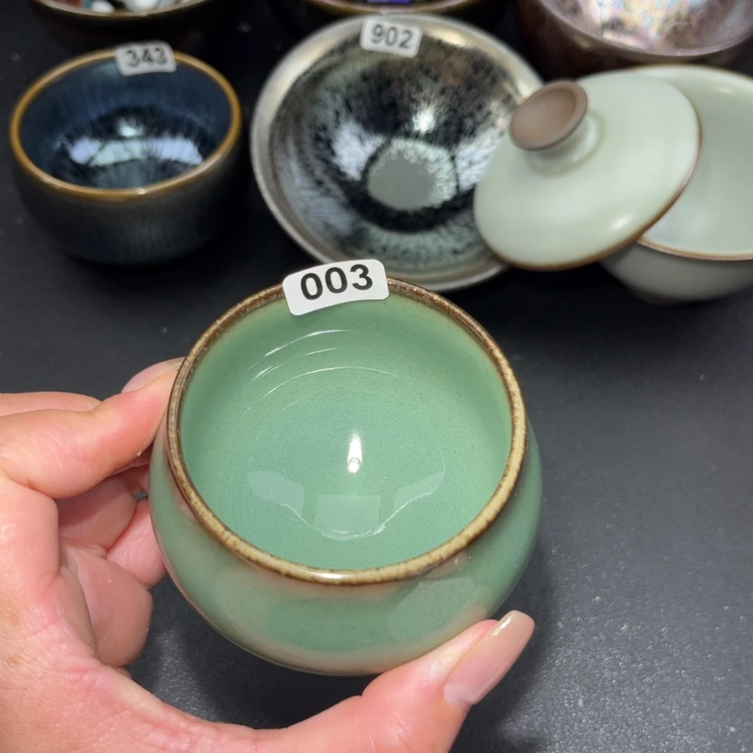 茶盏3建盏单盏放大漏……