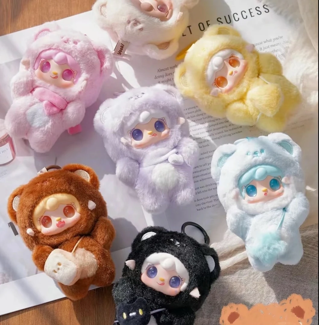 【闪闪】 实力猛拆 氧氧四代咬一口小熊 毛绒盲盒