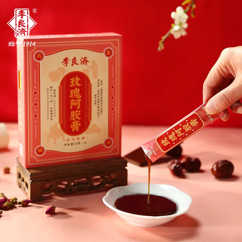 玫瑰阿胶膏药食同源食品