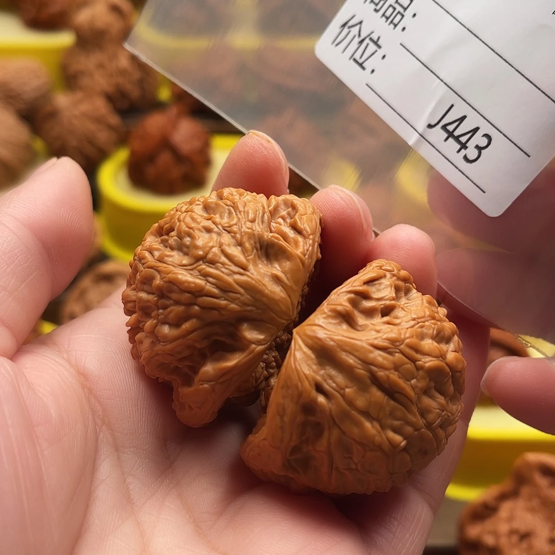 烟***付吊坠文玩核桃蛇王43