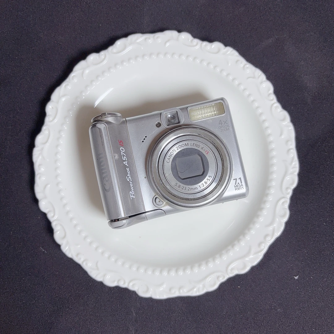 9新 Canon/佳能 A570is复古面包机人像出片冷白皮网红机
