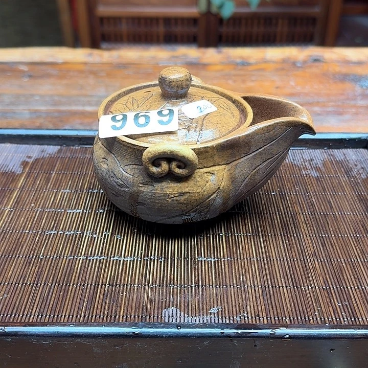 纯手工制作粗陶茶具