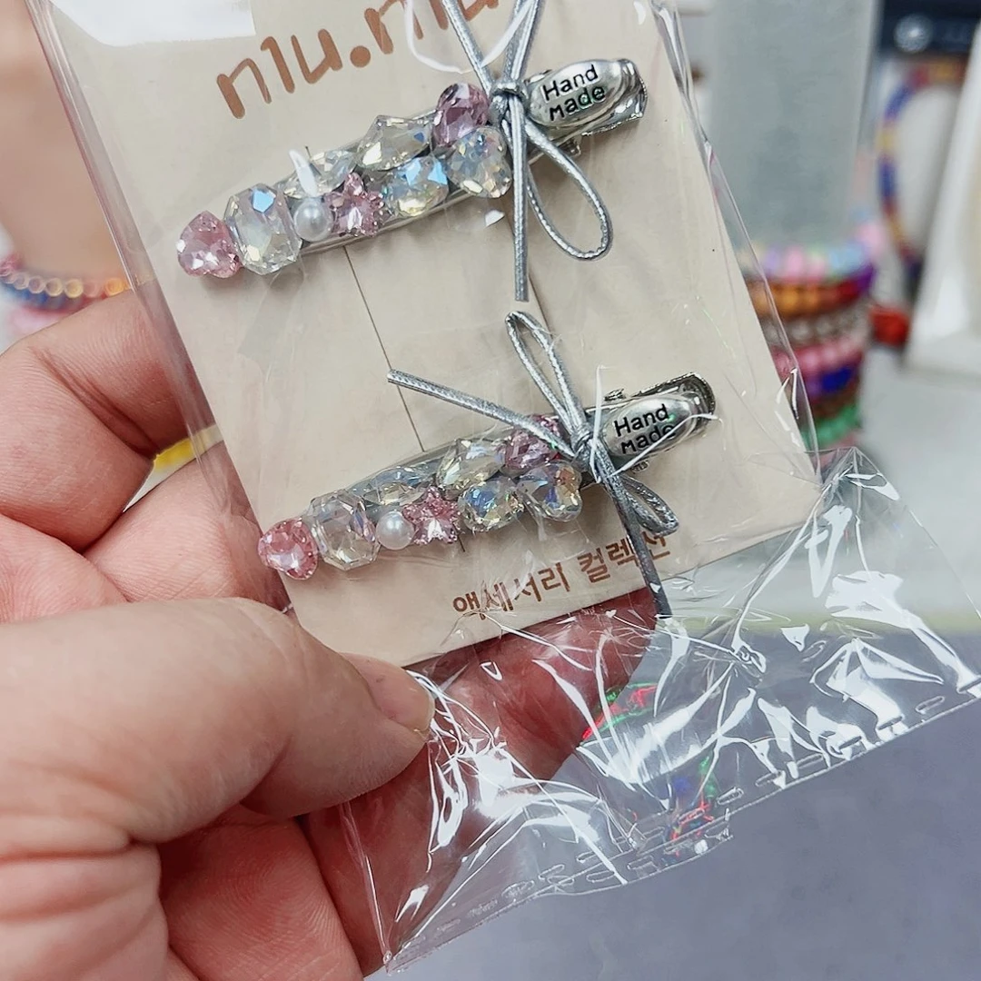 布艺非金属边夹一对