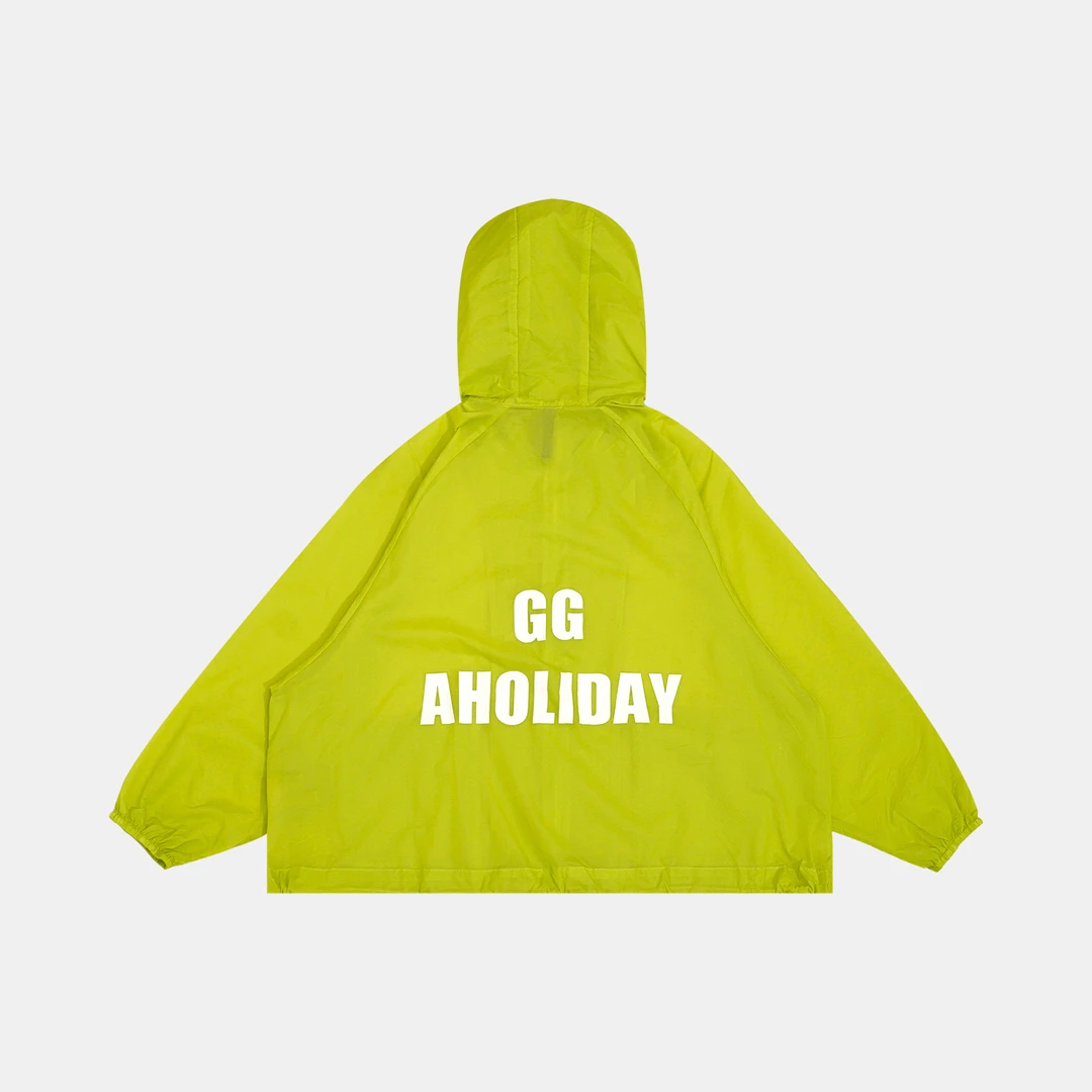 GGAHOLIDAY设计师款时尚休闲连帽宽松潮流防晒服短款外套-152171