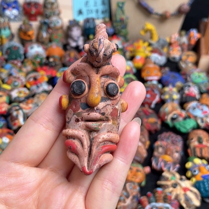 非金属琉璃小鸟娃娃