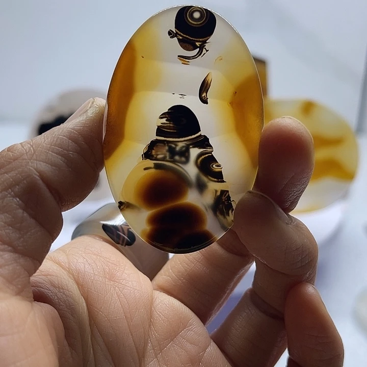 玛瑙/玉髓未镶嵌吊坠(不含链)