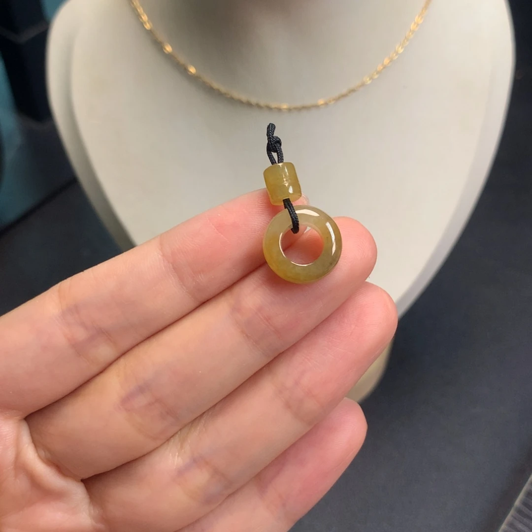 【闪购商品】吊坠(不含链)未镶嵌翡翠甜甜圈