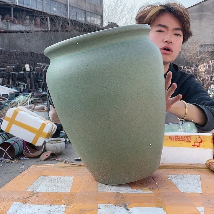 无铅玻璃宜兴紫砂花盆25/33