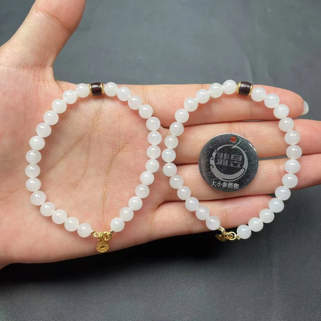 翡昱-SH20-37966-77-和田玉手串/约5+/约27颗/-多样性发其一-C