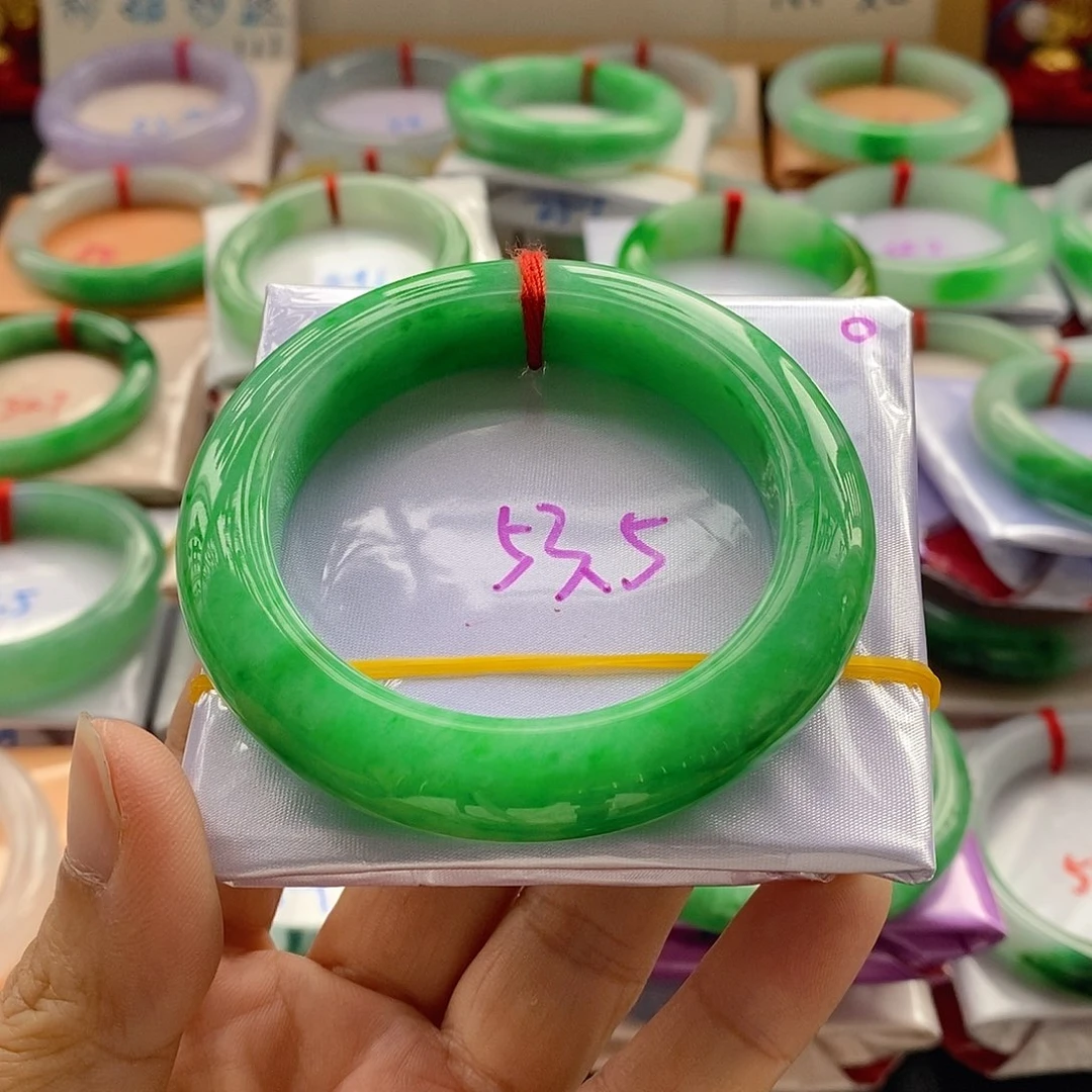淼***鑫翡翠未镶嵌手镯手镯分