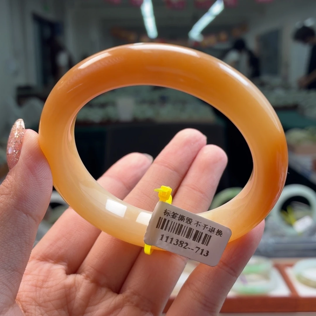 和田玉手镯未镶嵌5455