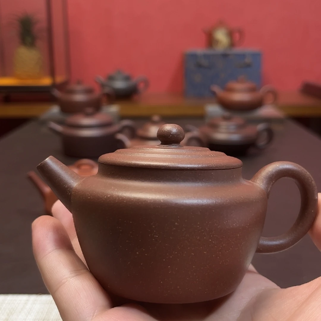 老***子茶壶紫砂明式德钟壶