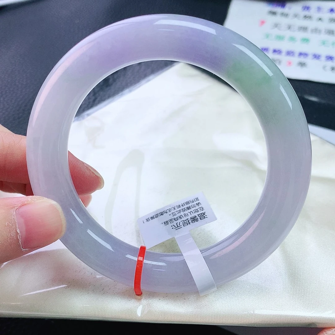 翡翠手镯未镶嵌真*58胖