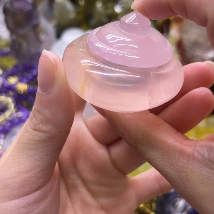 水晶未镶嵌珠宝半成品摆件