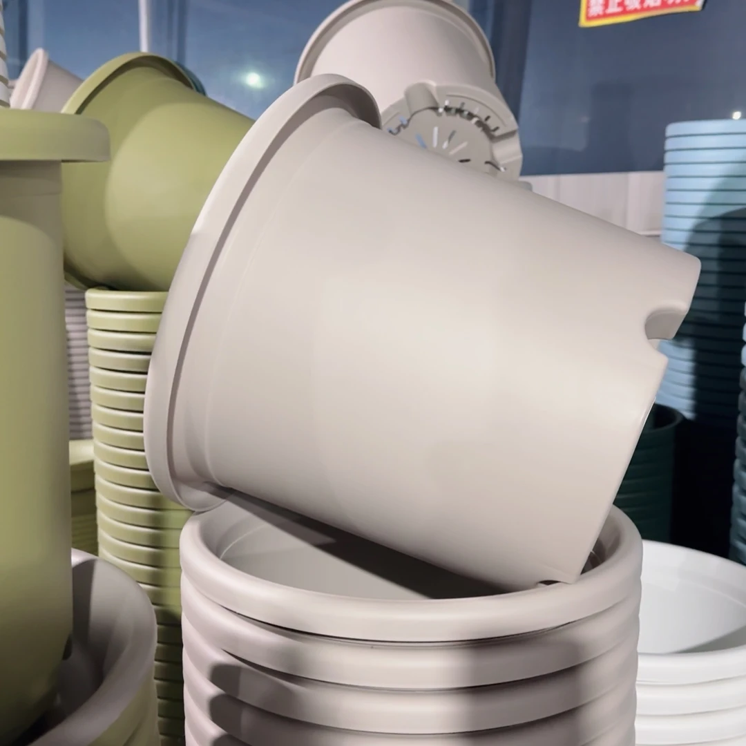 塑料四季6号灰白6个带拖