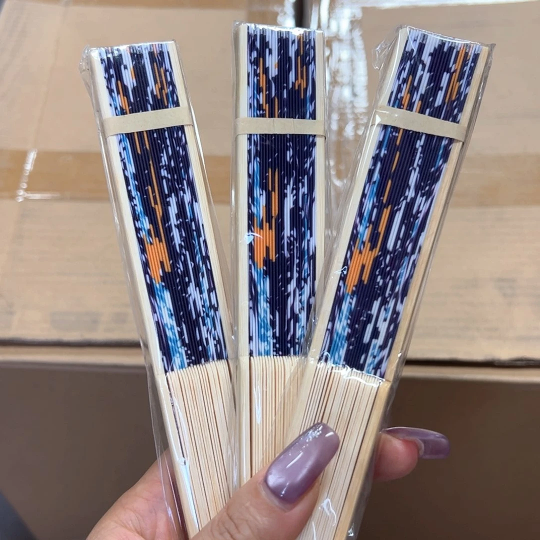 琉璃手工艺品夏日小扇子全新3只发货