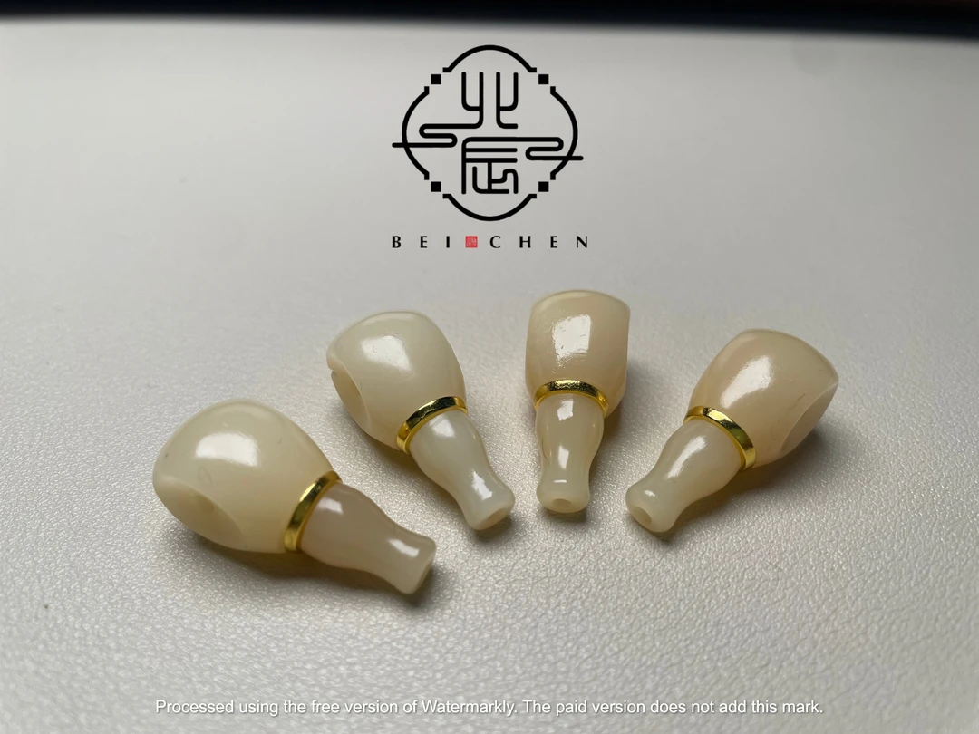 驼骨《北辰 透料 榫卯三通》12尺寸 驼骨 陈年老料 只做精品