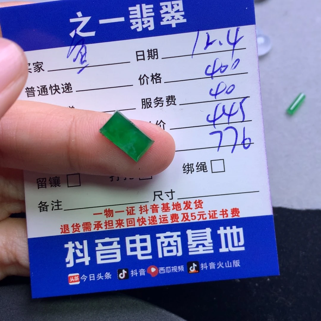 颈饰未镶嵌翡翠鱼*