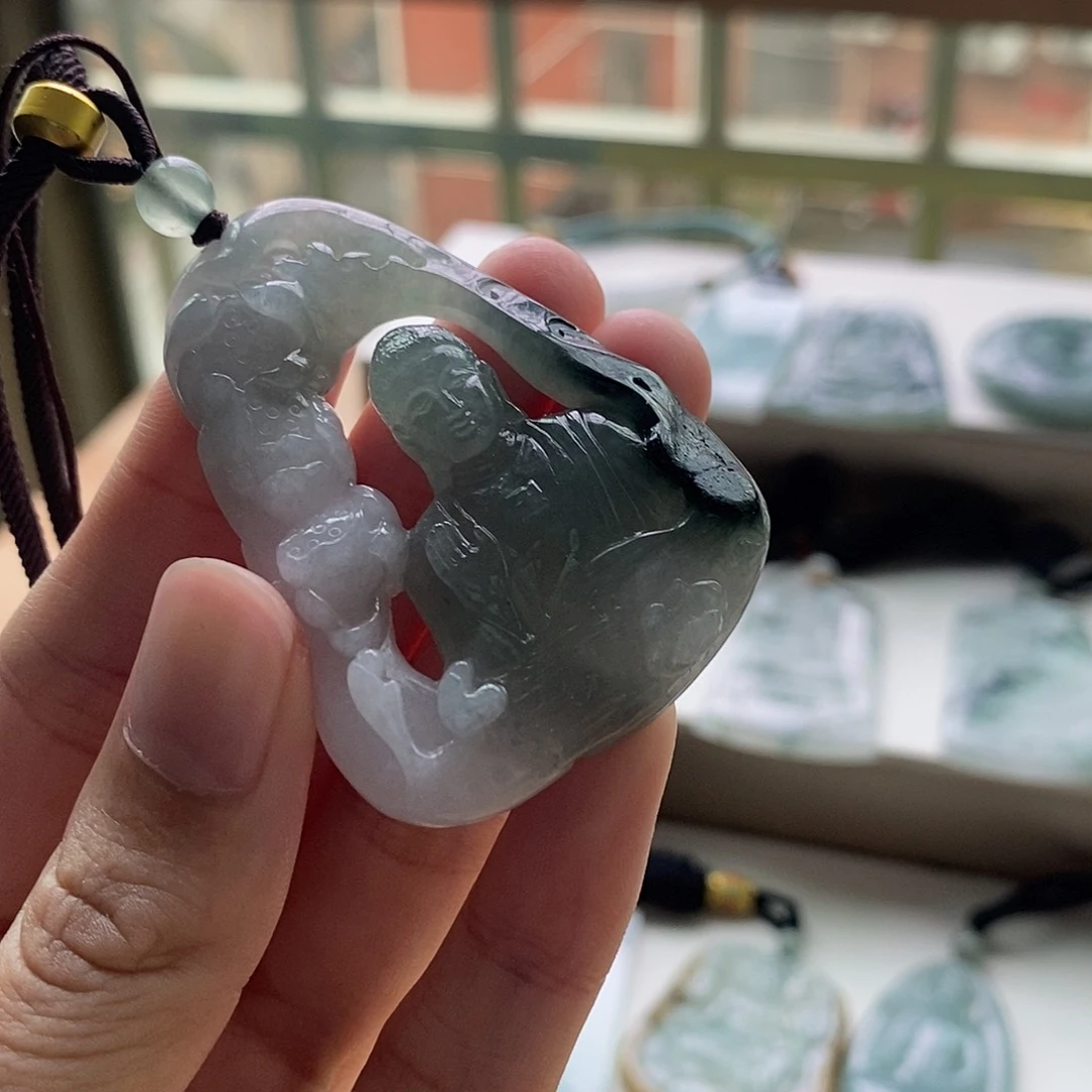 【闪购商品】颈饰未镶嵌翡翠天然缅甸A货翡翠