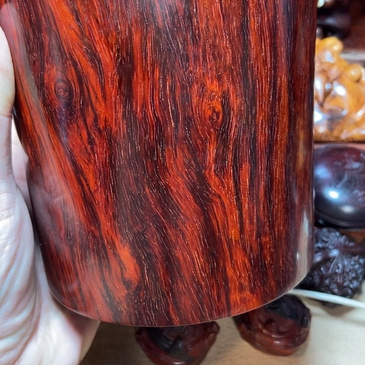 檀香紫檀（小叶紫檀）笔筒