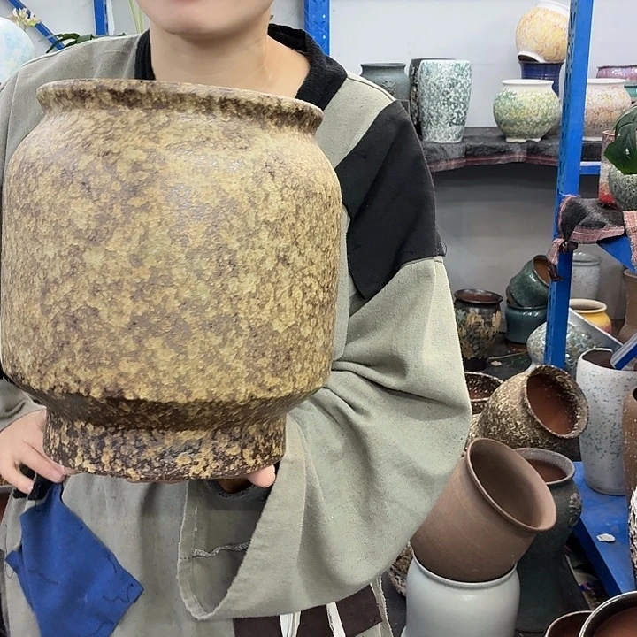 20×30 -粗陶花盆有孔-买买买