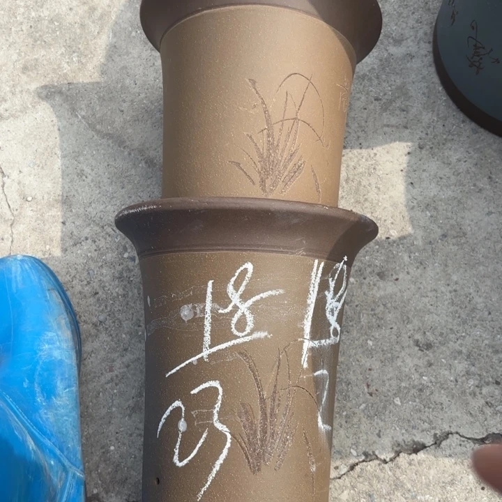 紫砂花盆紫砂的颜色