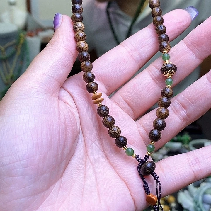 换***了翡翠未镶嵌吊坠(赠链)手机链