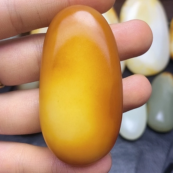 和田玉未镶嵌挂件阿*