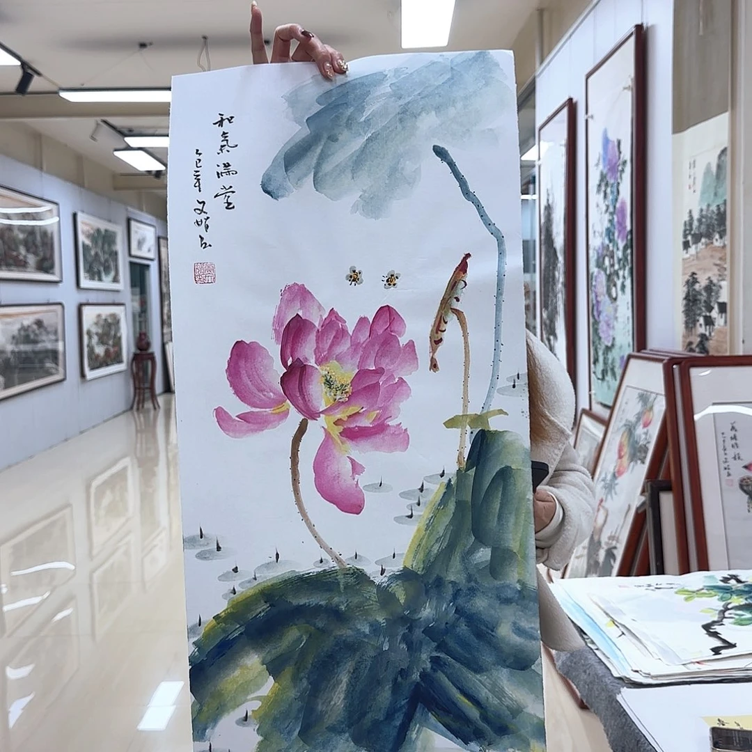 国画国画作品展。国画作品