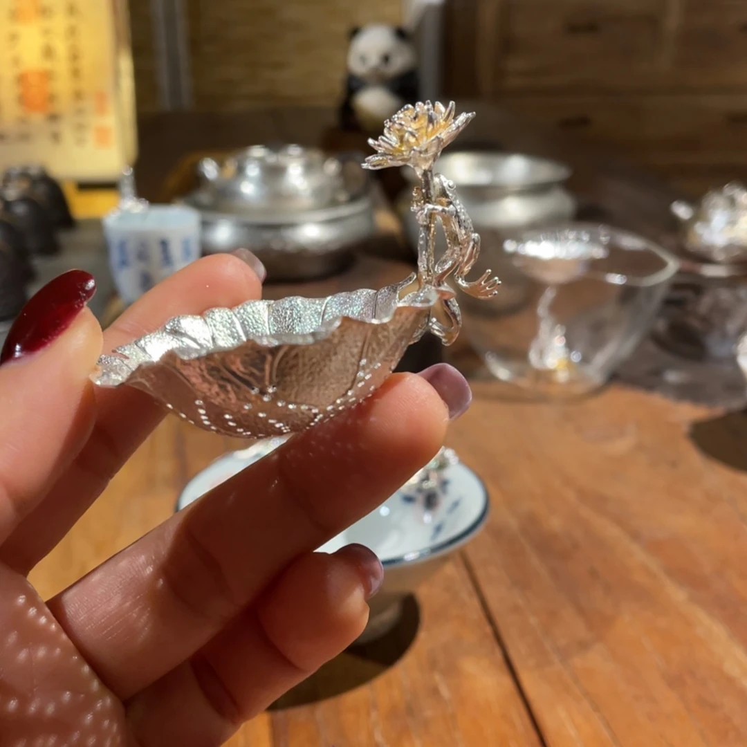 夜**歌顺丰快递包邮-青蛙抱莲茶漏