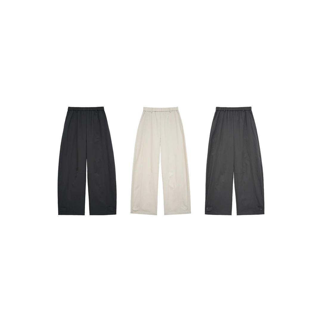 【大C严选】日单！轻解构分割切线茧型休闲裤~