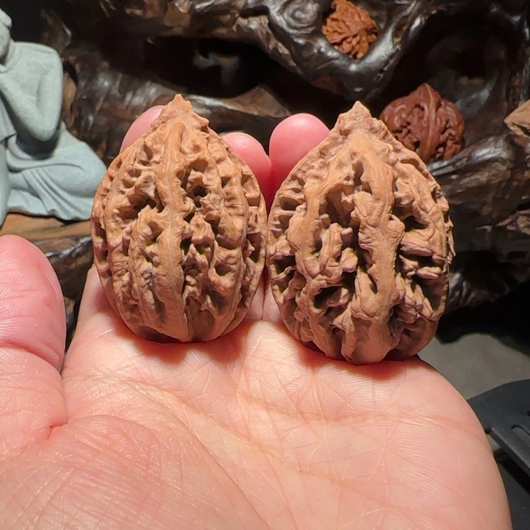 文玩核桃把件肉丸86