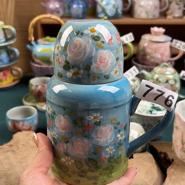 杯景德镇陶瓷手绘作品776