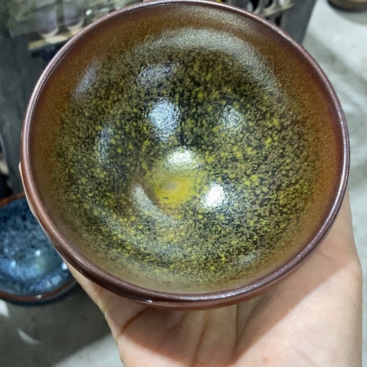 脆***평茶盏建阳建盏茶盏钵钵