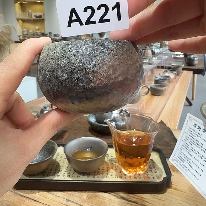 坭兴陶柴烧全手工原矿泥料杯
