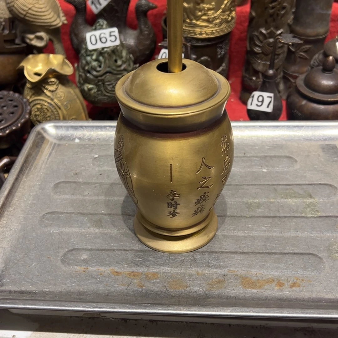 用***0黄铜摆件，文房摆件