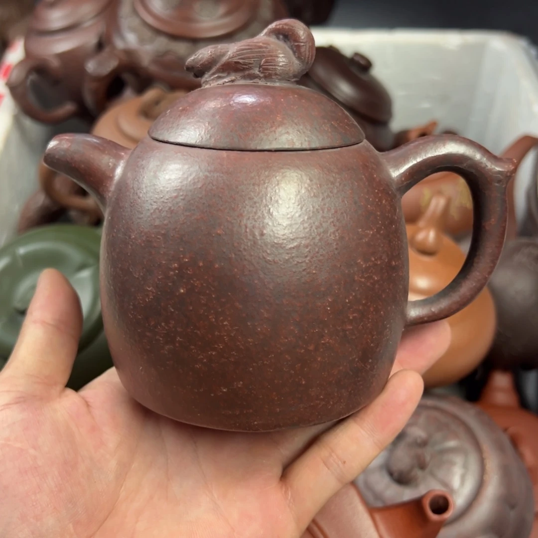 茶壶紫砂宜兴原矿紫砂壶380毫升容量