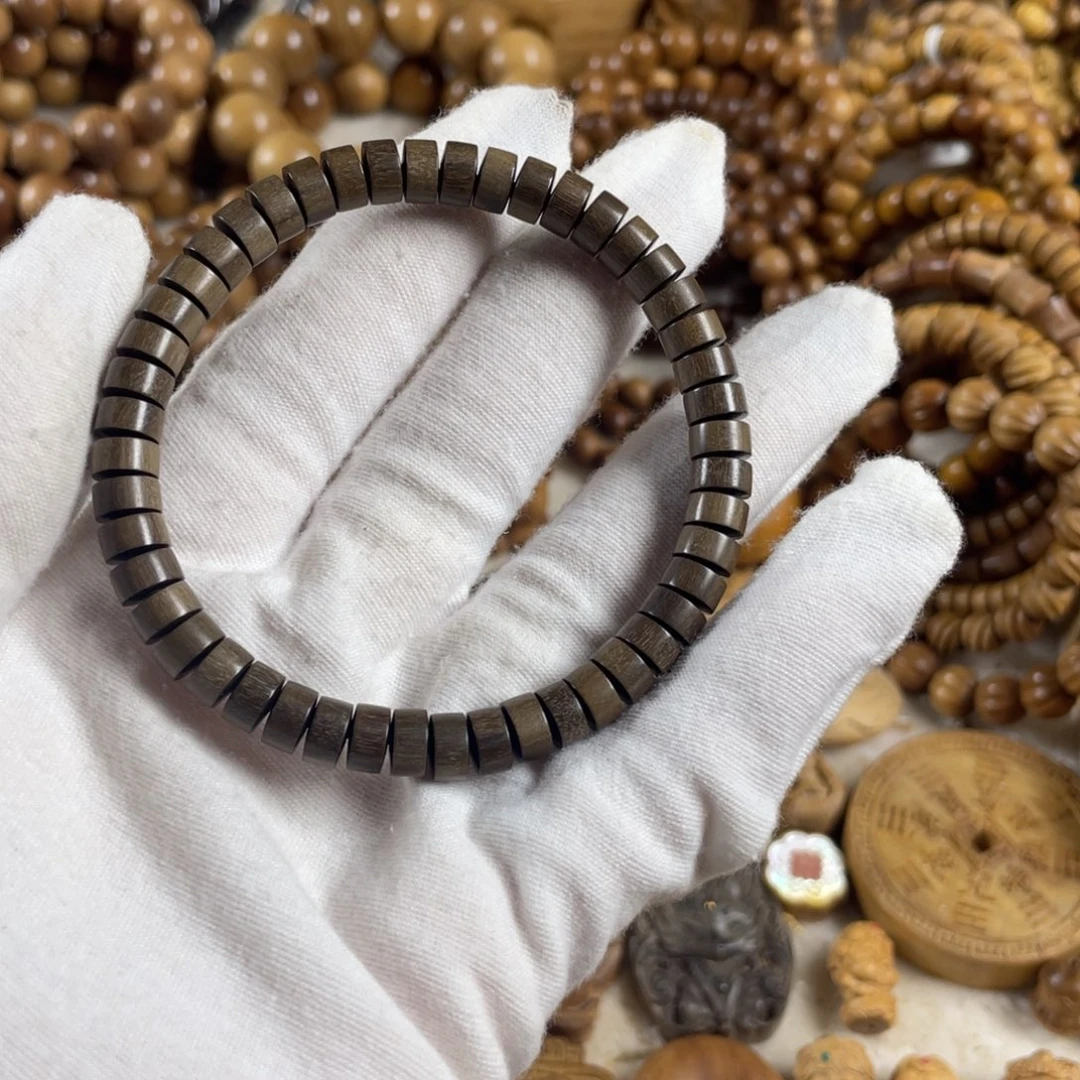 檀香木手串/手链/老山檀香7✖️4药片阴沉沉水