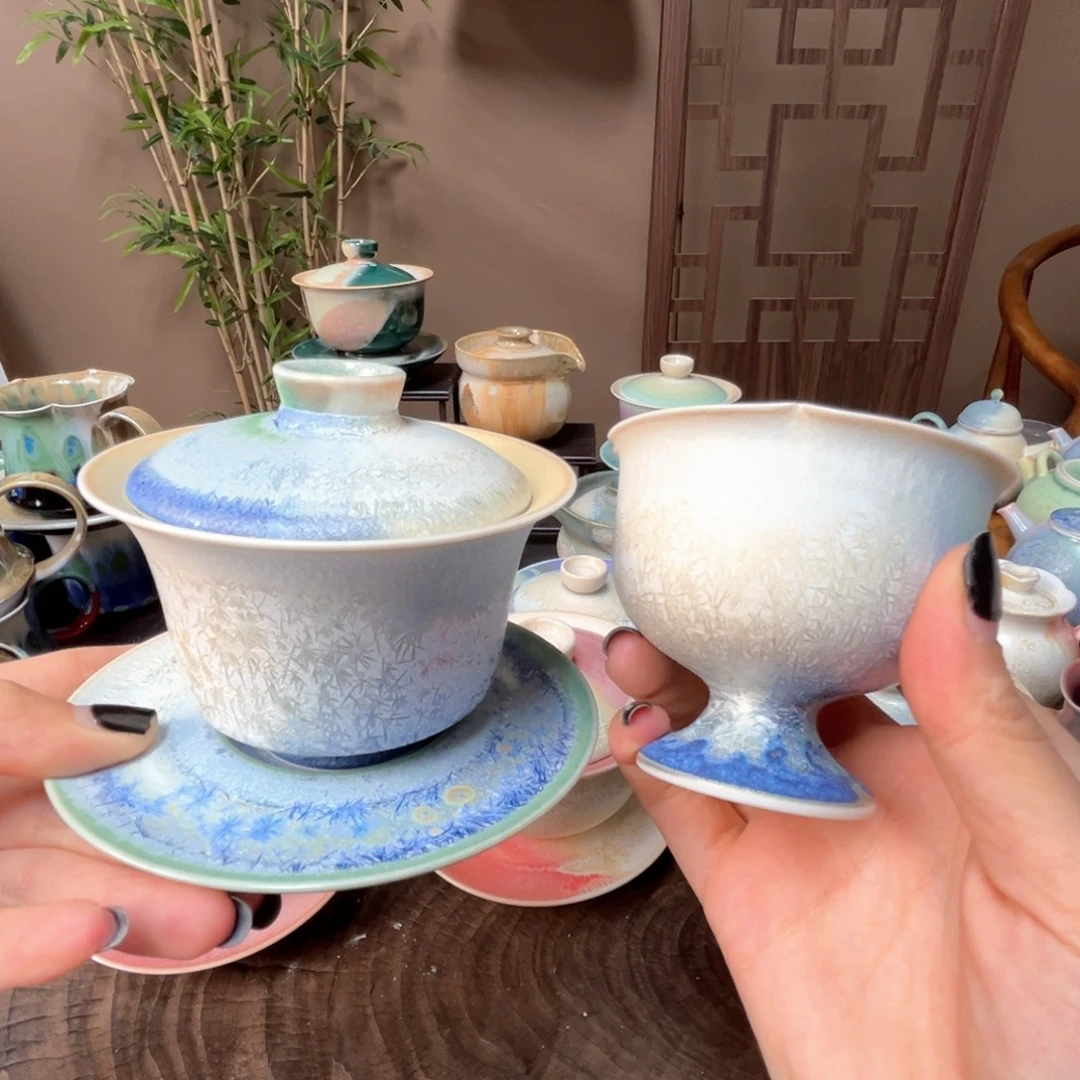 F***荣景德镇纯手工柴烧茶器