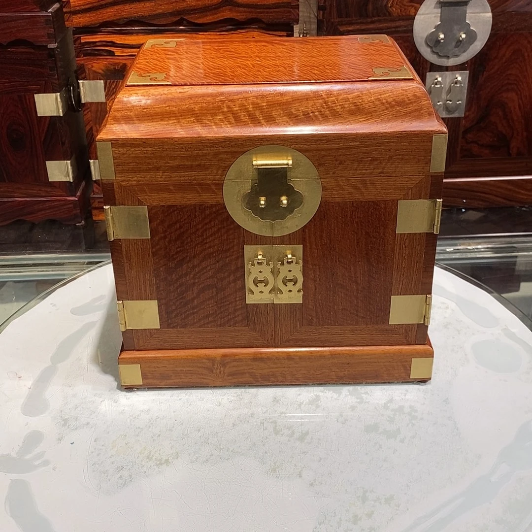 大果紫檀（缅甸花梨）独板官箱