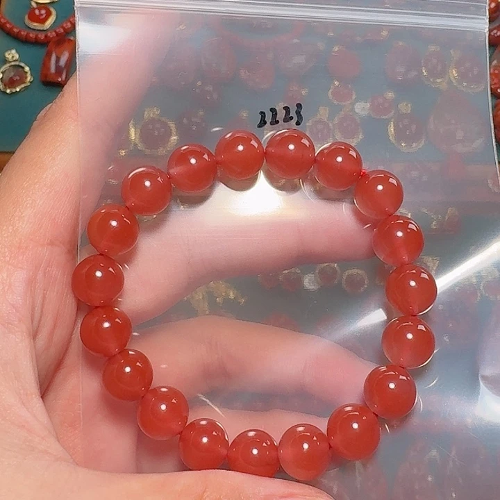 南红玛瑙未镶嵌10+单圈