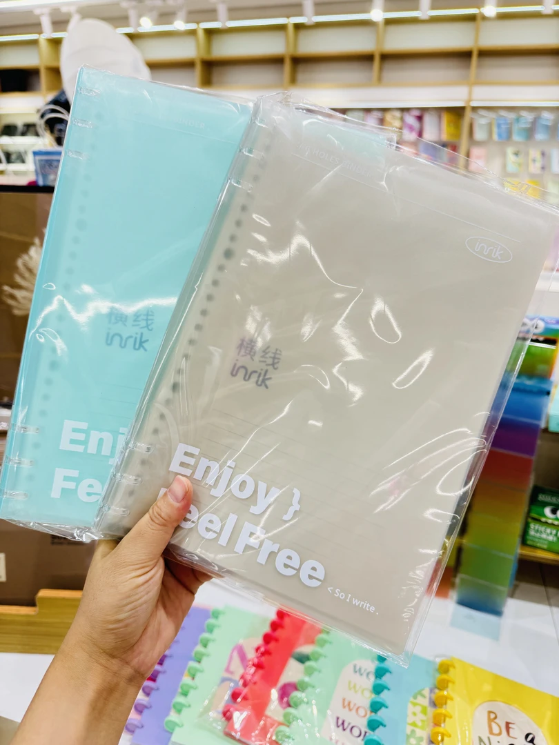 inrik高透系列—英瑞克B5横线内活页两本+100页替芯